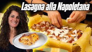 How to Make the EPIC Lasagna alla Napoletana  SouthernStyle Lasagna [upl. by Aklam]