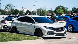 Installing swift springs on my type R Lowering springs Honda civic typer FK8 [upl. by Leia]