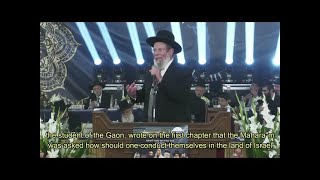 Ashkenasischer Oberrabbiner segnet Rabbi Reuven [upl. by Attemaj]