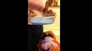 Part 1 How to detangle your AG dolls hair using fabric softener [upl. by Derriey]