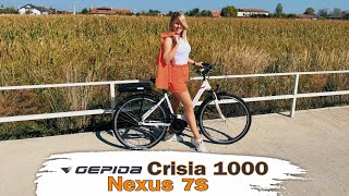 eBike 🚲 bemutató Gepida Crisia 1000 Nexus 7 eBike Bafang középmotor [upl. by Adrian]