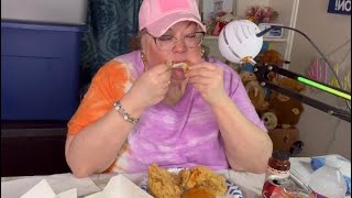 Chicken Express Chicken with Homemade Sides Mukbang ASMR [upl. by Jeanelle688]