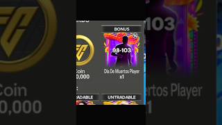 Dia de Muertos funny pack opening😁😉 fifa shorts  fcmobile football [upl. by Nevets]