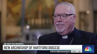 Archbishop Christopher Coyne assumes role of archbishop of Hartford [upl. by Vania447]