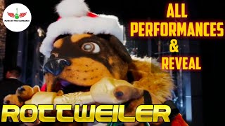 Masked Singer Rottweiler All Performances amp Reveal  Season 2 [upl. by Kcir]