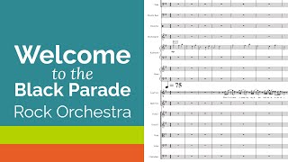 Welcome to the Black Parade for Rock Orchestra Score Video [upl. by Notnert]