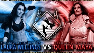 Laura Wellings vs Queen Maya  Pro Wrestling Live 1 05052012 [upl. by Uriah]