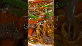 ¡Tallarín saltado 🔥Aprende la técnica para hacerlo casa [upl. by Rachel]