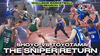 SHOYO VS TOYOTAMA  WALLSIDE BASKETBALL SEASON 7 [upl. by Onairam]