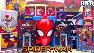 Spiderman Toy Collection Unboxing ASMR review  Spiderman 60th Anniversary toys  Doc Ock Legends [upl. by Sotnas]