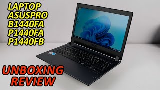 Laptop💻Asus B1440FA P1440F📦Unboxing  Review  Información ⌨️🖱️ Test 📸🌡️🎤🔊 [upl. by Smith]