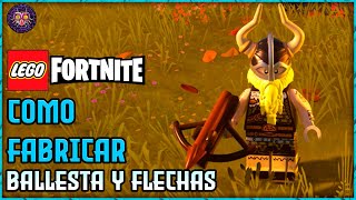 Lego Fortnite  Cómo fabricar la BALLESTA y FLECHAS [upl. by Rebmyt]