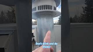 Dont drink and install HVAC hvac hvaclife [upl. by Chadabe]