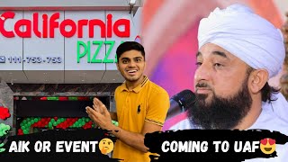 Raza Saqib Musatafai Sahab Is Coming To UAFCalifornia Pizza Kia Krne GayeUAFVlog146 [upl. by Og]