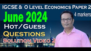 IGSCE and Olevel economics Solutions of 4 markers 2281 0455 [upl. by Marline]