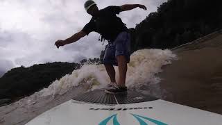 RIVER SURF in Washington DC Potomac Rivers Center Chute [upl. by Dimitris]