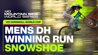 Mens Downhill Winning Run Snowshoe USA  UCI Mountain Bike World Series [upl. by Petit]