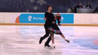 ISU CS Mordovian Ornament 2015 Ice Dance ПП 12 E ILINYKH R ZHIGANSHIN RUS [upl. by Acnayb]