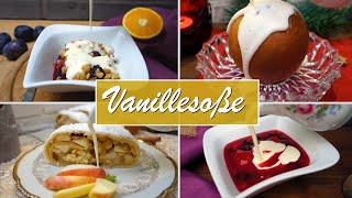 Vanillesoße selber machen  schnell und einfach [upl. by Lounge]