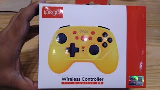 iPEGA PG9162 Wireless Controller for Nintendo Switch  Unboxing and Review [upl. by Daraj]