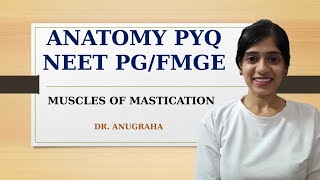 ANATOMY NEET PG FMGE PYQ  MUSCLES OF MASTICATION MALAYALAM [upl. by Osugi385]