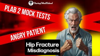 Hip Fracture Misdiagnosis  Angry Patient  PLAB 2 UKMLACPSA Case Scenario plab2 osceprep [upl. by Sibylle]