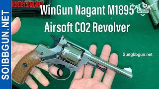 WinGun Nagant M1895 Airsoft CO2 Revolver Một Cây Súng Lạ Đặc Biệt  Sói Tuyết Airsoft [upl. by Laval]