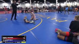 102 Lbs Semis amp 3rd Wb 16 Team  Diesel Knudsen Utah Vs Ty Valenzuela Georgia 2326 [upl. by Linnie]