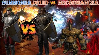 Comparison of the Uber Tristram Diablo 2 Resurrected Summoner Necromancer vs Summoner Druid [upl. by Lennor367]