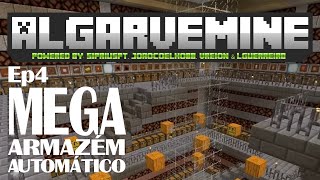 Minecraft Ep4  Mega Armazém Automático [upl. by Aserehc926]