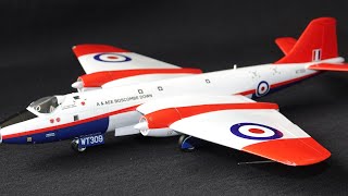 Airfix 148 EE Canberra Bi6 quotRaspberry Ripple Boscombe Down Built model kit [upl. by Notnerb]