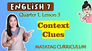 Context Clues  POETRY ENGLISH 7 MATATAG Curriculum VIDEO LESSON  QUARTER 1  LESSON 3 [upl. by Ayocat]