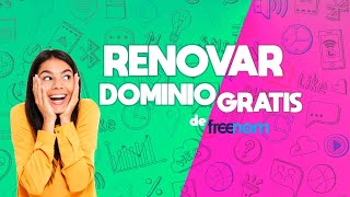 Renovar Dominio Gratis de freenom [upl. by Ecnatsnoc391]