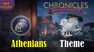 Athenians Theme  Age of Empires II DE  Chronicles Battle For Greece [upl. by Hgielyk554]