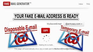 How to Create a Temporary Email Address for Website Verification Disposable Email✔ [upl. by Ellenohs498]