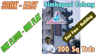 Individual 3BHK East Face Flat Building Sale in Hyderabad  3BHK East Face Flats in Hyderabad [upl. by Anis]