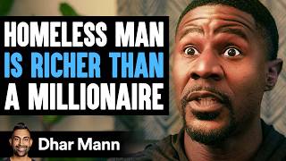 HOMELESS MAN Is Richer Than A MILLIONAIRE  Dhar Mann Studios [upl. by Ecnarrot]