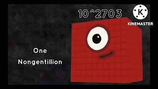 Numberblocks 1 Centillion To 1 Millinillion 32x Faster With Picth Change Read Desc [upl. by Traci]