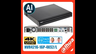 dahua 16ch POE NVR nvr421616p4ks2 [upl. by Squier158]