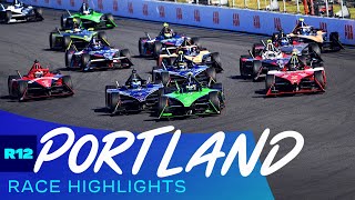 2023 Southwire Portland EPrix  Round 12  Race Highlights [upl. by Nivat]