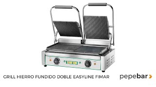 Cómo funciona Grill hierro fundido EasyLine Fimar EG03M  PepeBarcom [upl. by Ecirbaf]