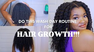 Do This Wash Day for HAIR GROWTH  SUPER DETAILED  ft A Naturale Rose [upl. by Oigile]