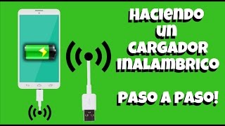 CARGADOR INALAMBRICO CASERO CON ALCANCE DE HASTA 16 METROS REAL  ENTec [upl. by Aerehs]