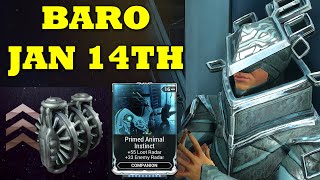 Baro KiTeer Brought Primed Animal Instinct And Mod Drop Chance Boosters [upl. by Anicul]