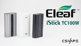 Eleaf iStick TC100W Box Mod Product Overview [upl. by Nealey]