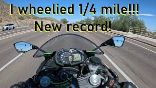 275 months wheelie progression I wheelied a quarter mile [upl. by Haig289]