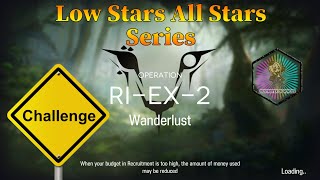 Arknights RIEX2 Challenge Mode Guide Low Stars All Stars [upl. by Namhcan393]