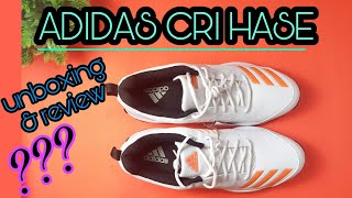 Unboxing ADIDAS CRI HASE Cricket Shoes Best Cricket Shoes by ADIDAS [upl. by Xuerd]