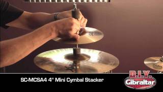 How to Add 2 Splash Cymbals to a Cymbal Stand Gibraltar Hardware [upl. by Yunfei566]