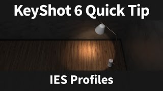 KeyShot Quick Tip IES Profiles [upl. by Laniger]